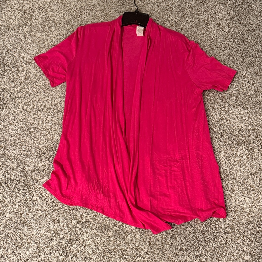 Moda Fuchsia Women's Open Cardigan
